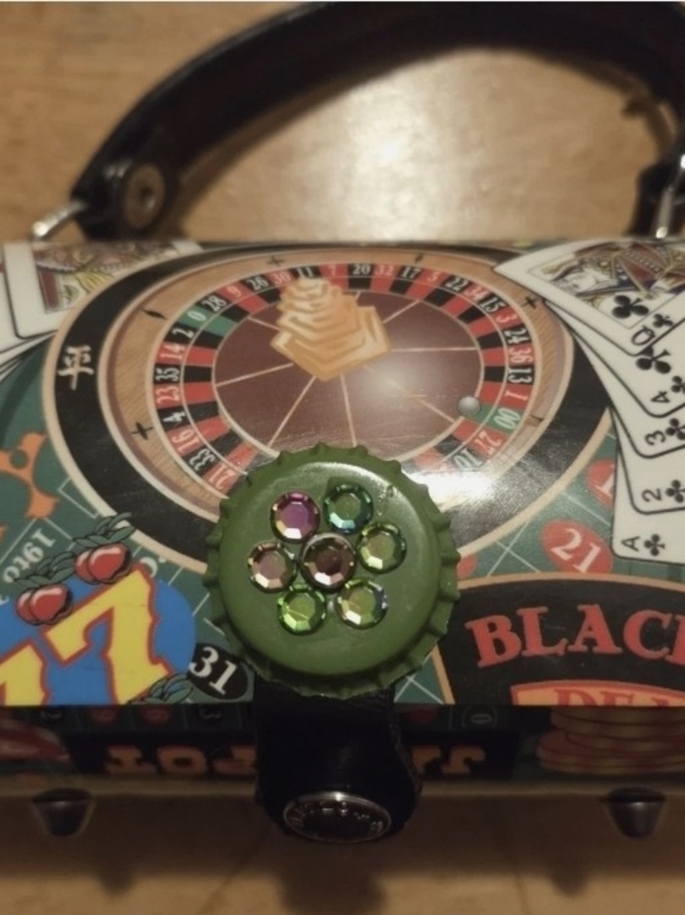 Novelty / Stylish Purse of Casino , Jackpot Metal